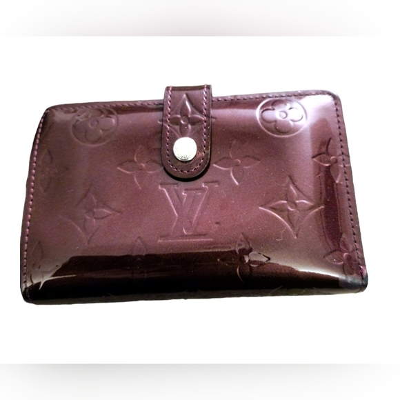 Louis Vuitton Bordeaux Kisslock Porte Monnaie Viennois Wallet Box & Dustbag - Picture 3 of 14